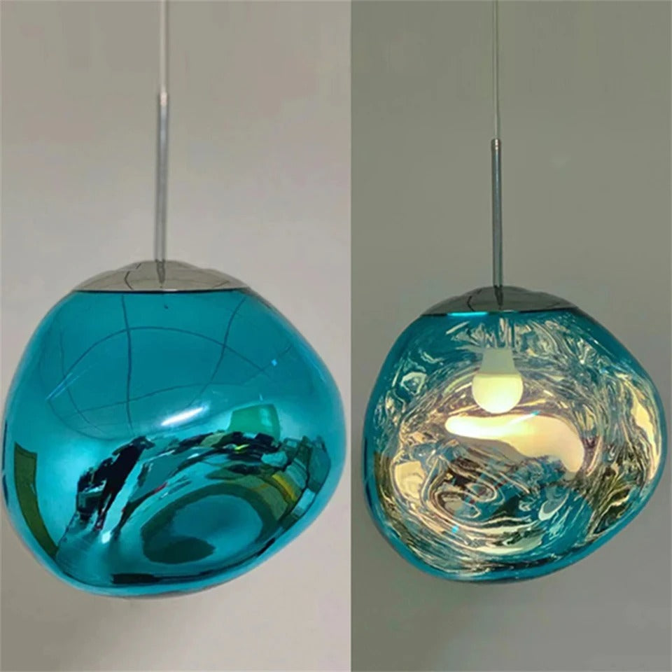 Complete Set of Luxurious Modern Pendant Light Lava Macaron Nordic