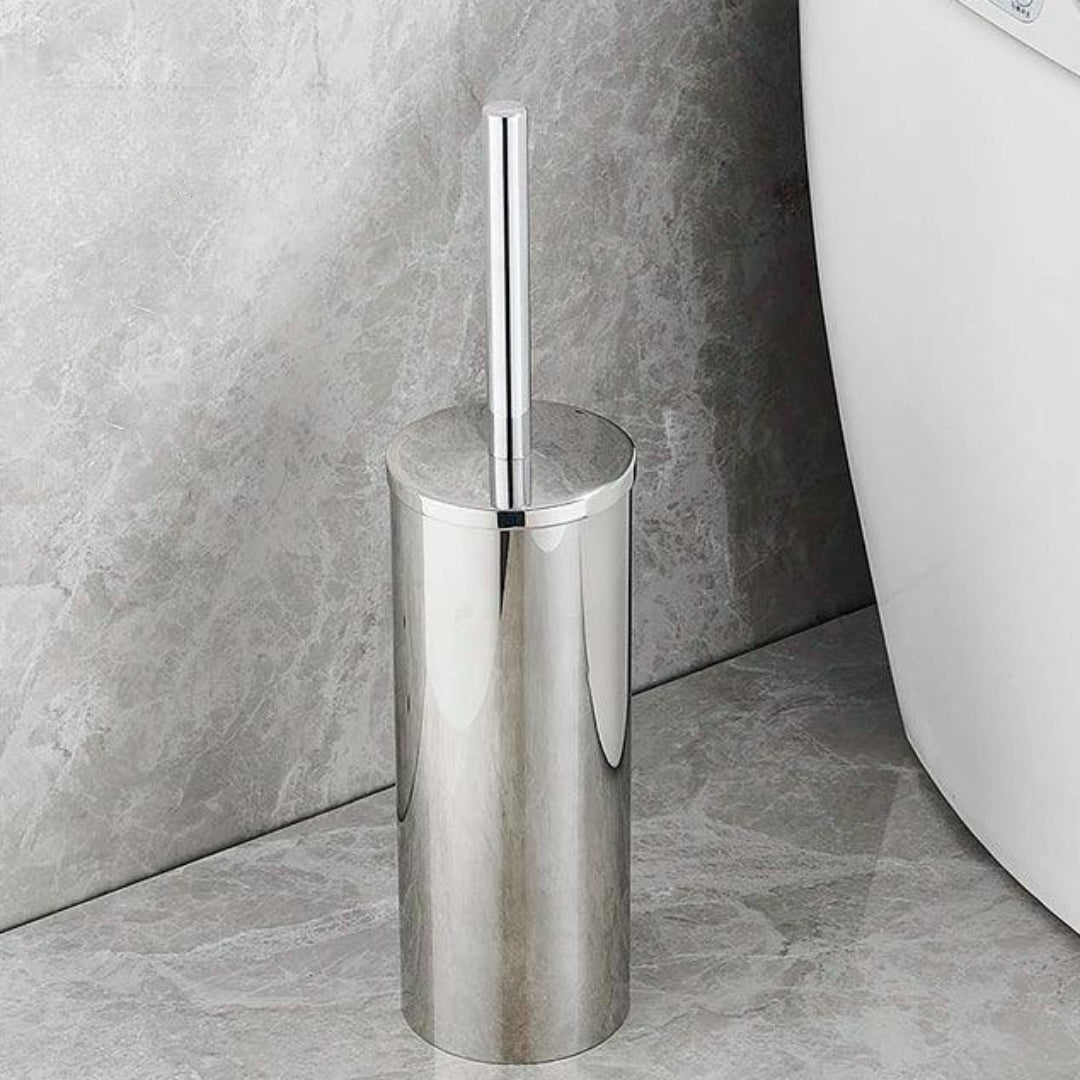 Brushed Stainless Steel Toothbrush Holder