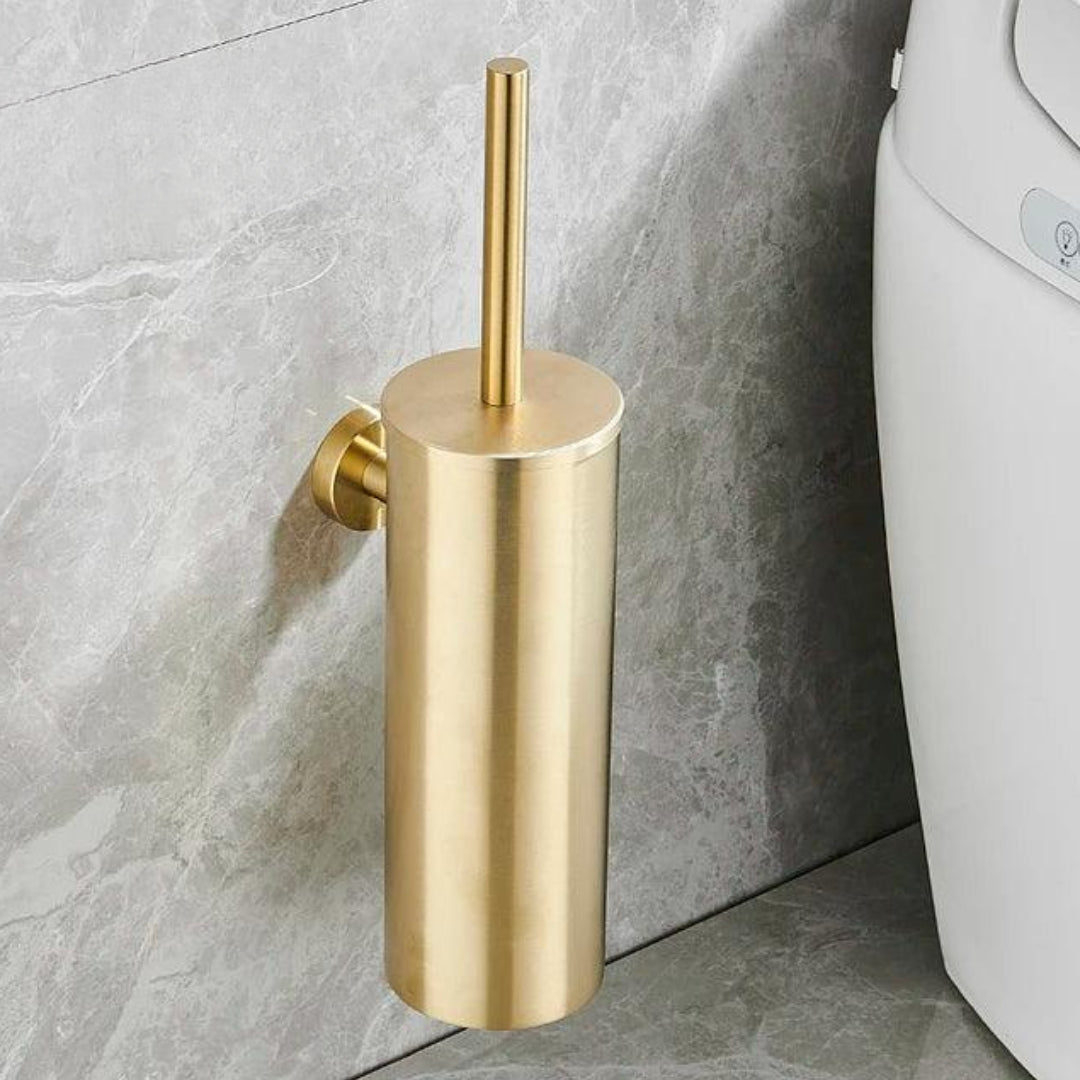 Brushed Stainless Steel Toothbrush Holder