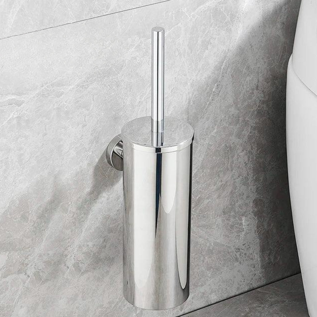 Brushed Stainless Steel Toothbrush Holder