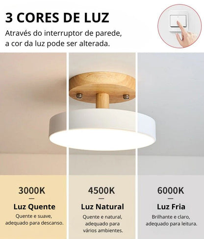Round Ceiling LED Light Nordic Style