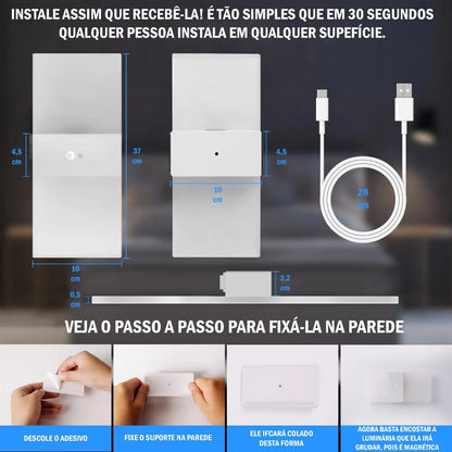 Transparent Wall Light with Motion Sensor