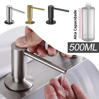 Brushed Steel Sink Dispenser