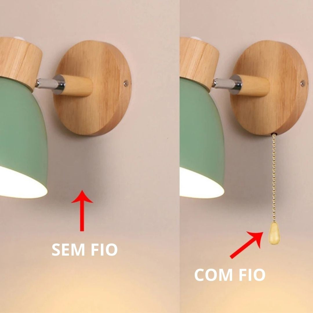 Internal Wall Sconce Wooden