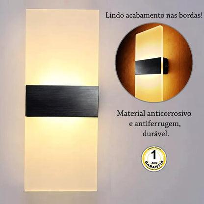 Transparent Wall Light with Motion Sensor