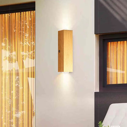 Golden Outdoor Wall Sconce