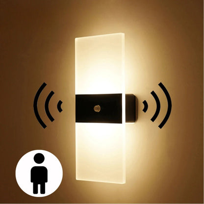 Transparent Wall Light with Motion Sensor