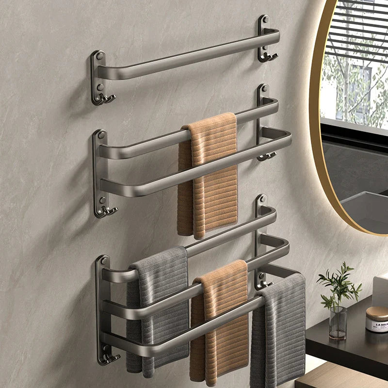 Double and Triple Bathroom Towel Holder