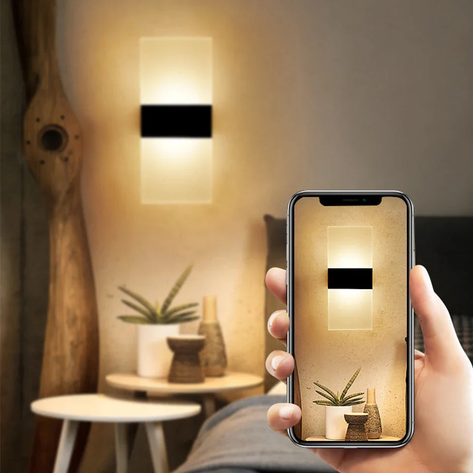 Transparent Wall Light with Motion Sensor