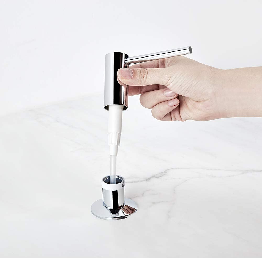 Brushed Steel Sink Dispenser