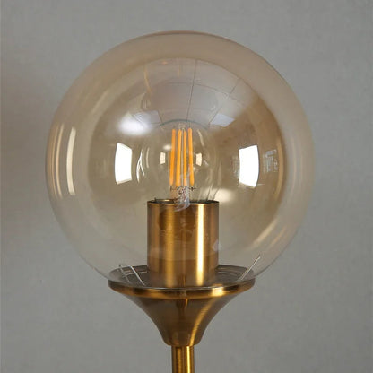 Gold Internal Wall Sconce Globe