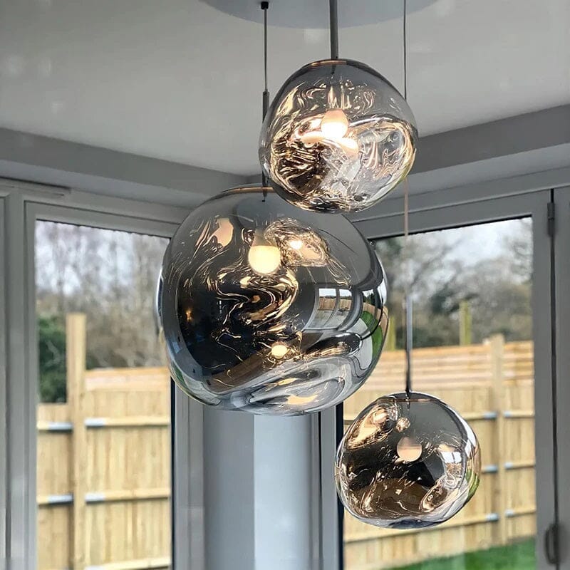 Complete Set of Luxurious Modern Nordic Lava Macaron Pendant Light