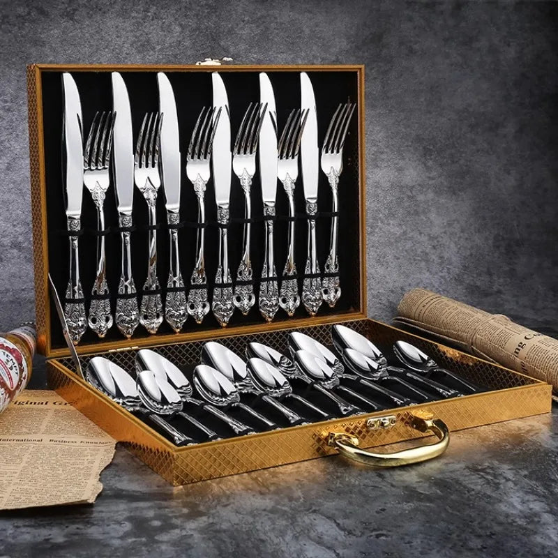 Gold Stainless Steel Cutlery Set