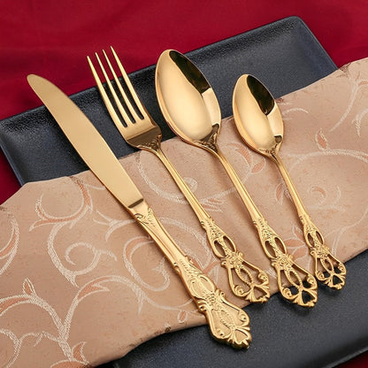 Gold Stainless Steel Cutlery Set