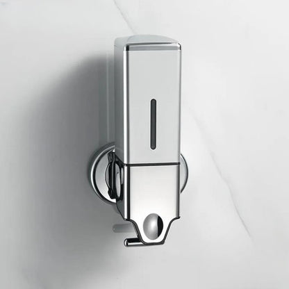 Wall-Mounted Liquid Soap Dispenser for Shampoo and Conditioner Square