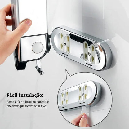 Wall-Mounted Liquid Soap Dispenser for Shampoo and Conditioner Square