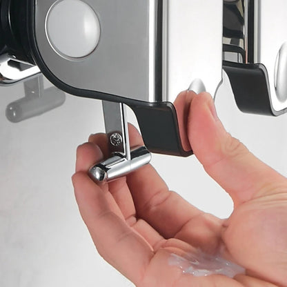 Wall-Mounted Liquid Soap Dispenser for Shampoo and Conditioner Square