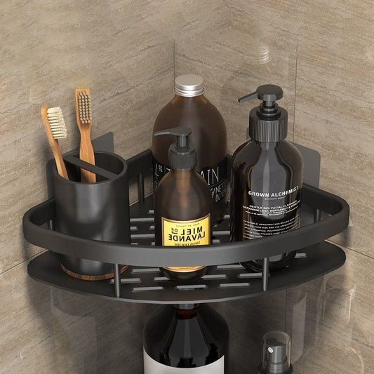 Corner Bathroom Shelves Shampoo Holder in Aluminium