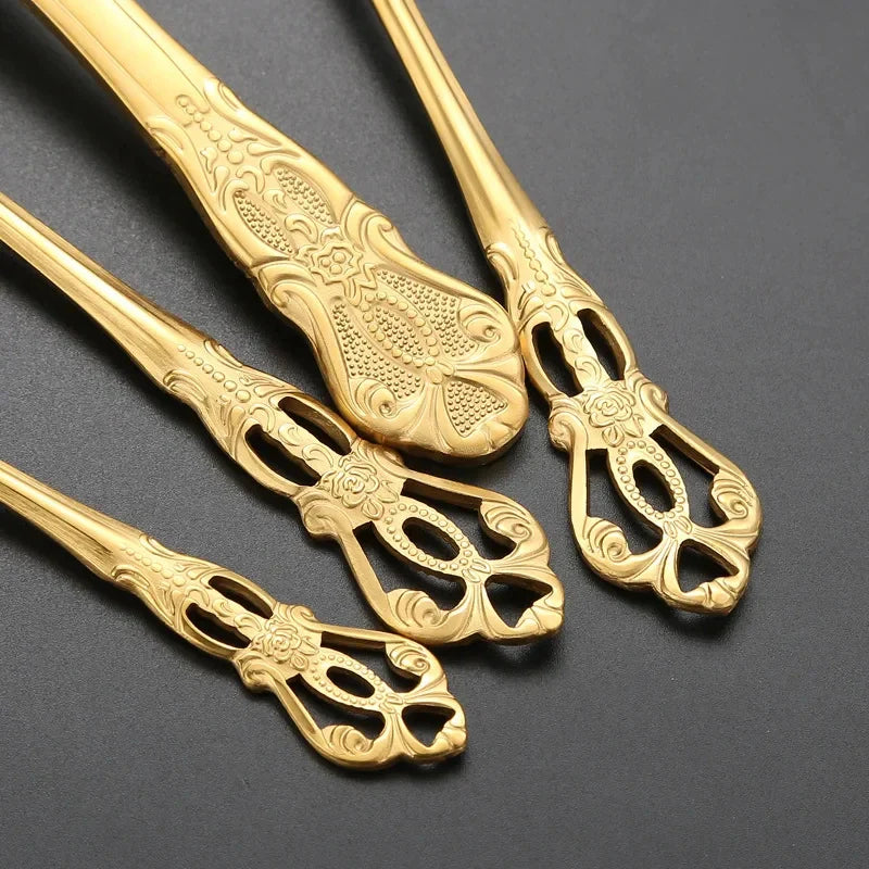 Gold Stainless Steel Cutlery Set