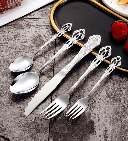 Gold Stainless Steel Cutlery Set