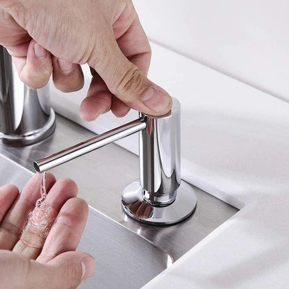 Brushed Steel Sink Dispenser