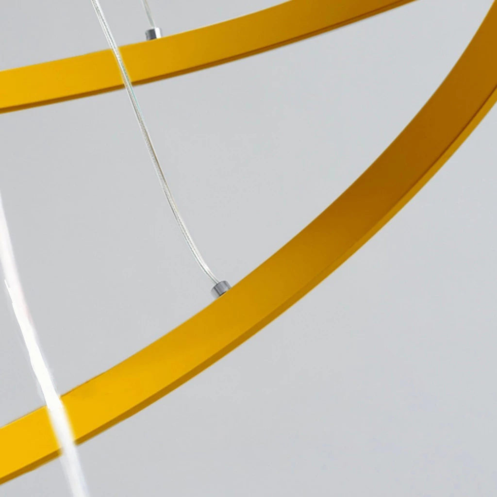 Triple Circular Pendant LED Light