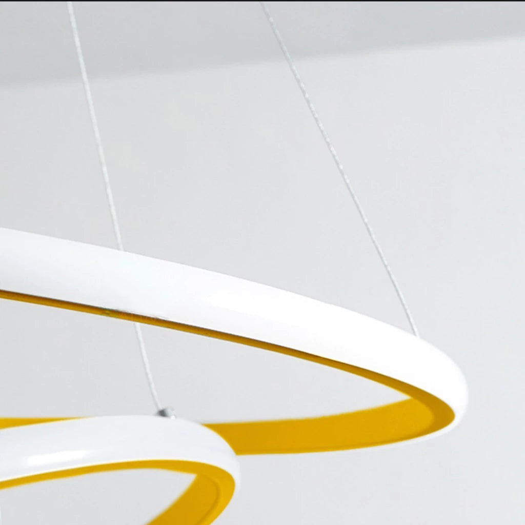 Triple Circular LED Pendant Light