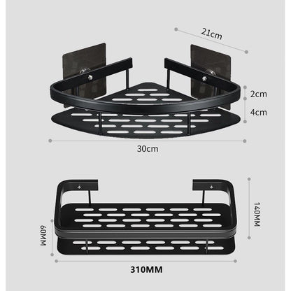 Corner Bathroom Shelves Shampoo Holder in Aluminium