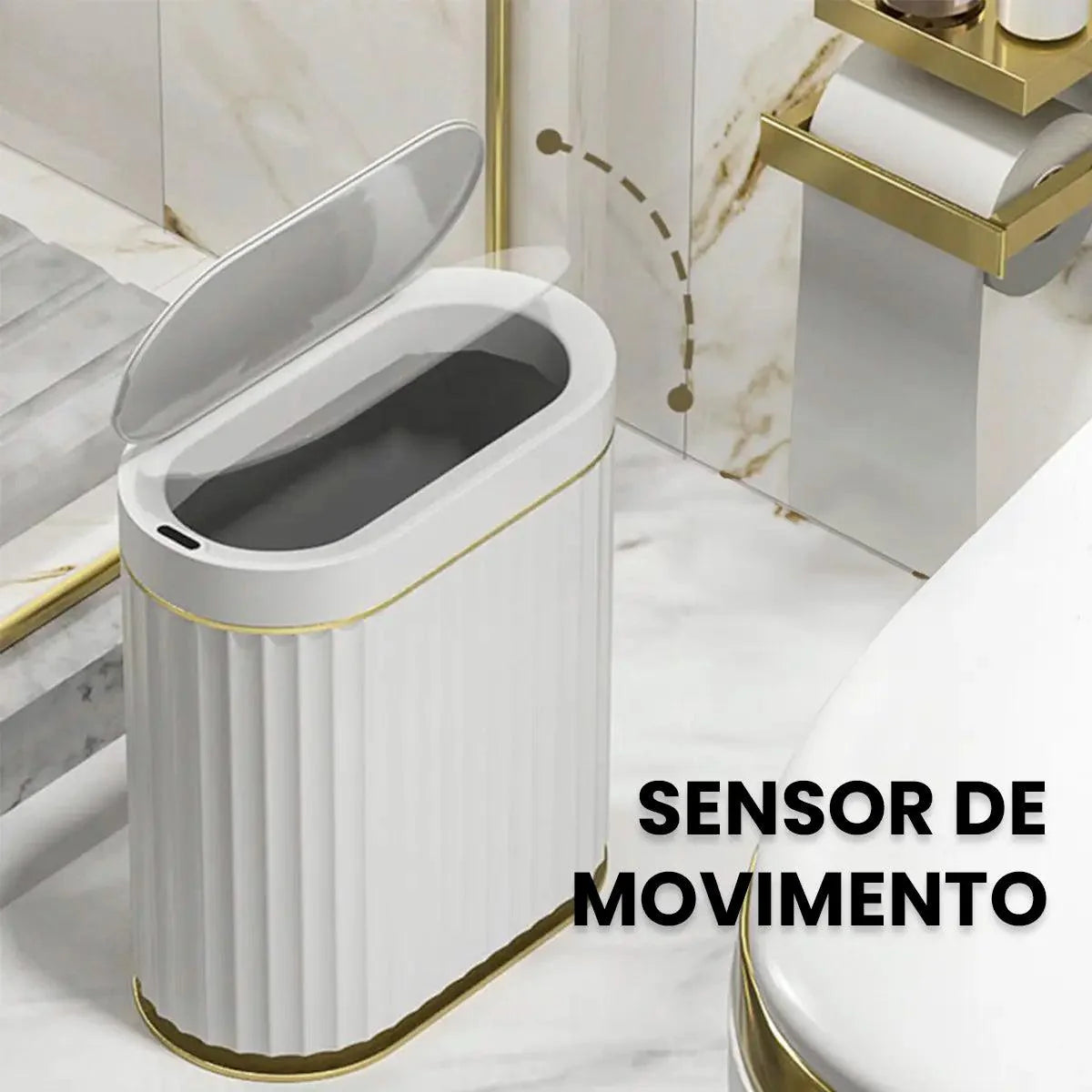 Automatic Bathroom Bin with Sensor
