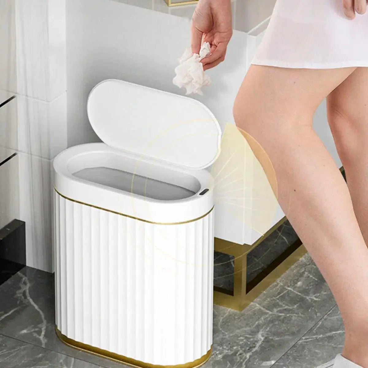 Automatic Bathroom Bin with Sensor