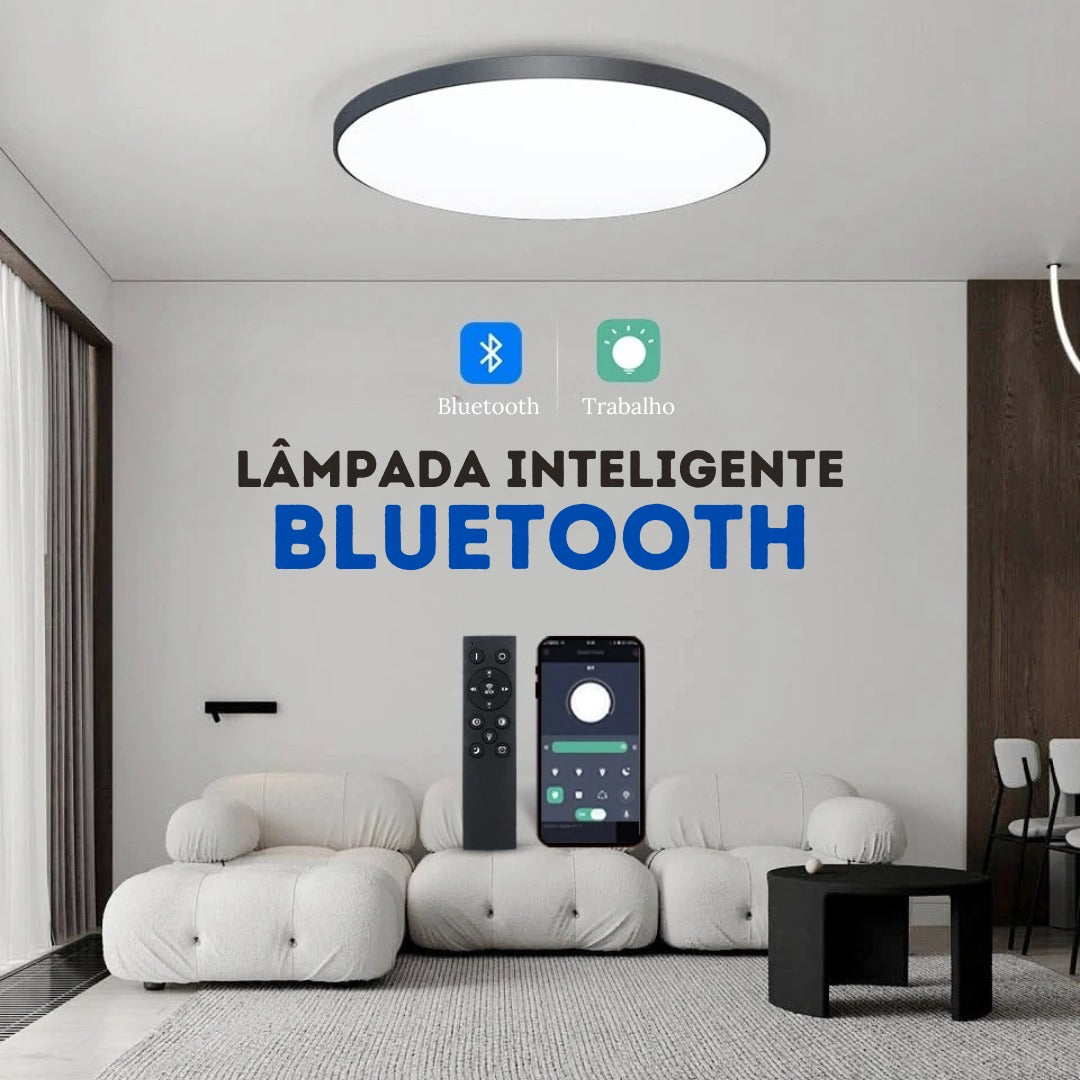 Modern Round Surface Mount LED Ceiling Light with Remote Control