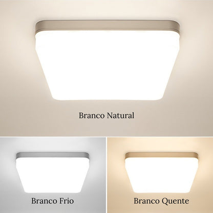 Square LED Ceiling Light Bivolt