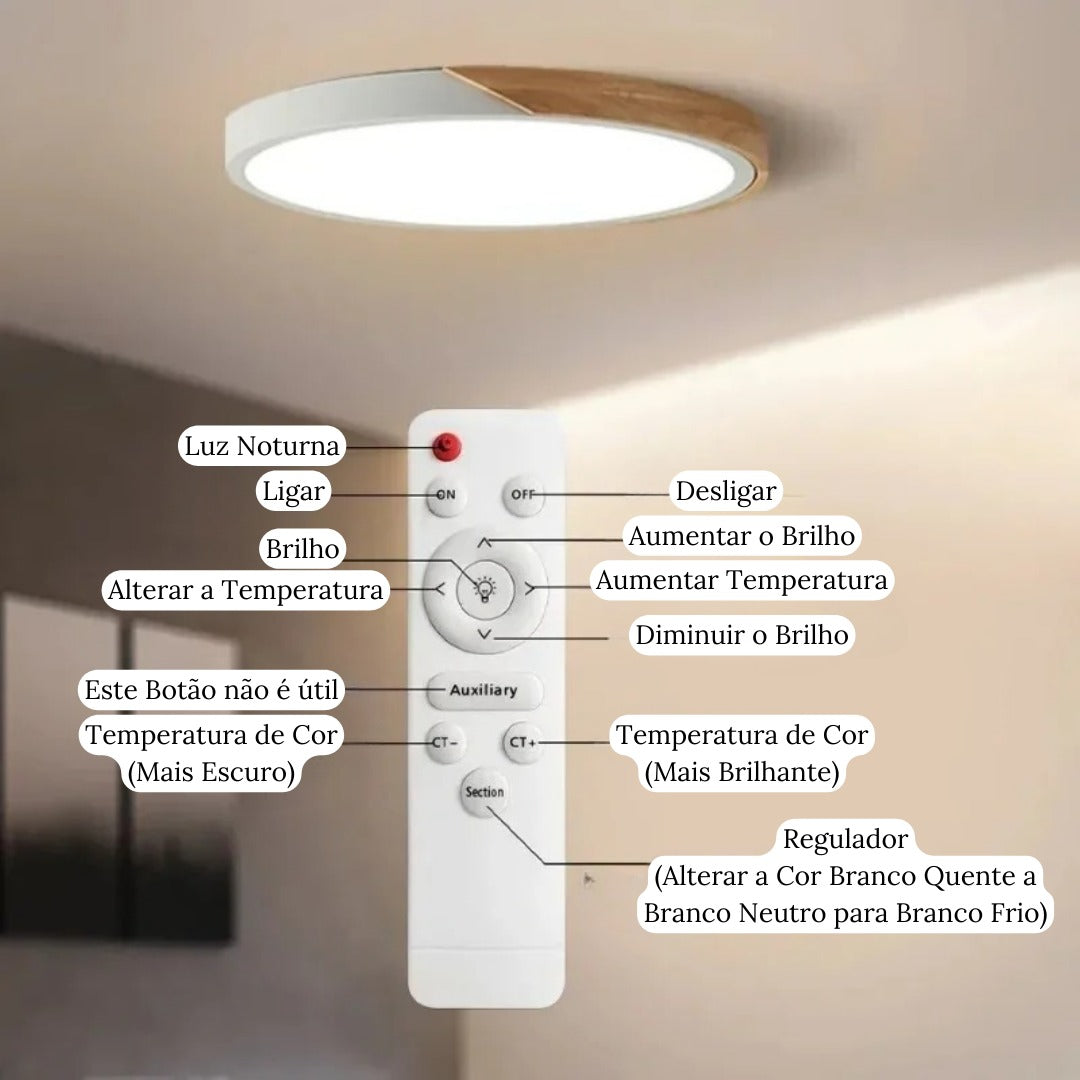 Round LED Ceiling Light Nordic Style
