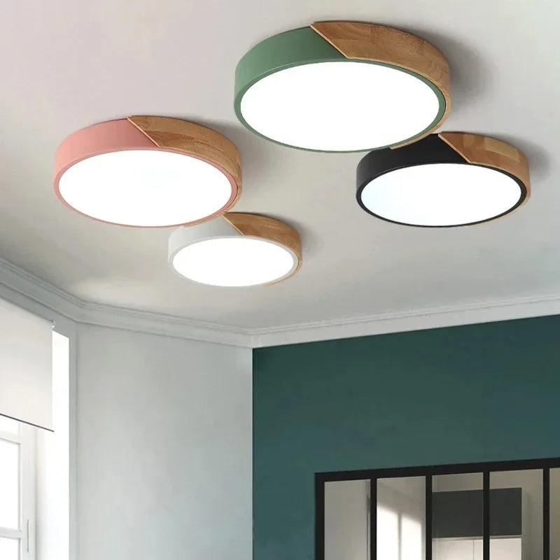Round LED Ceiling Light Nordic Style