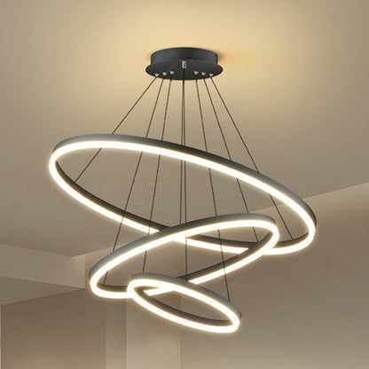 Triple Circular Pendant LED Light