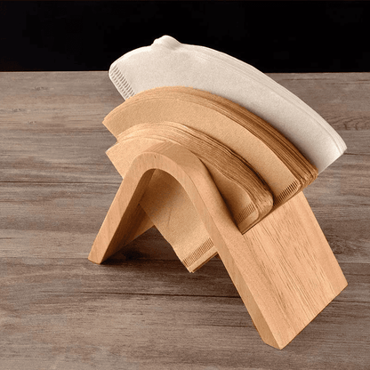 Wooden Coffee Filter Holder Paper Filter Stand