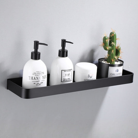 Black Aluminium Bathroom Shelf