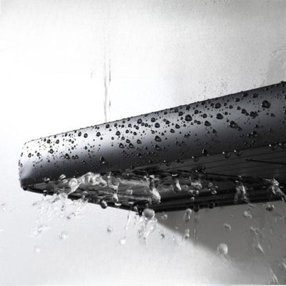 Black Aluminium Bathroom Shelf