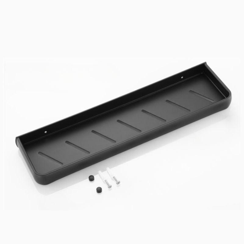 Black Aluminium Bathroom Shelf