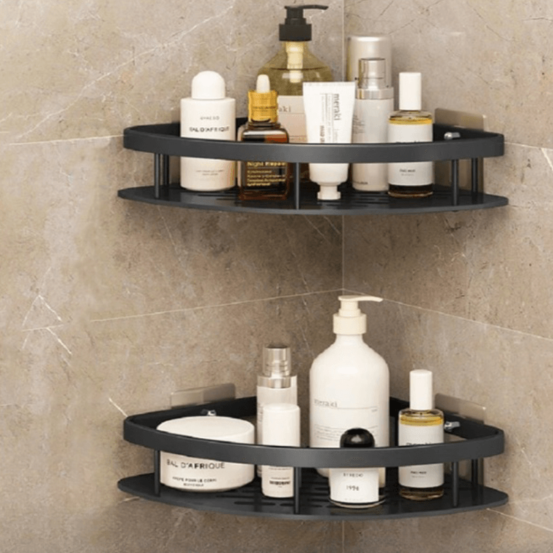 Corner Bathroom Shelves Shampoo Holder in Aluminium