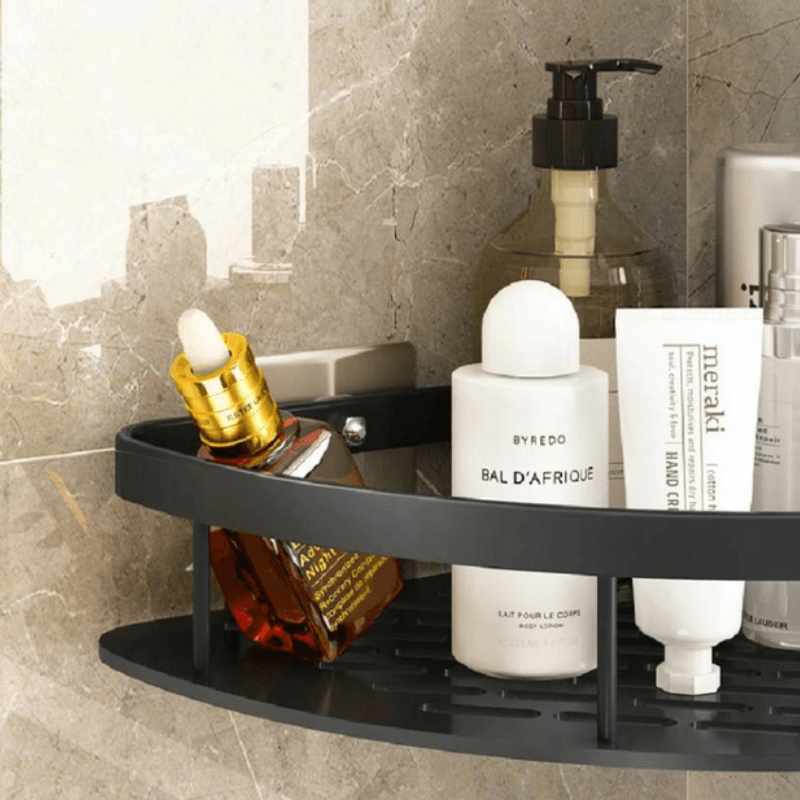 Corner Bathroom Shelves Shampoo Holder in Aluminium