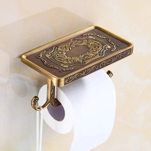 Gold Wall Mounted Toilet Paper Holder