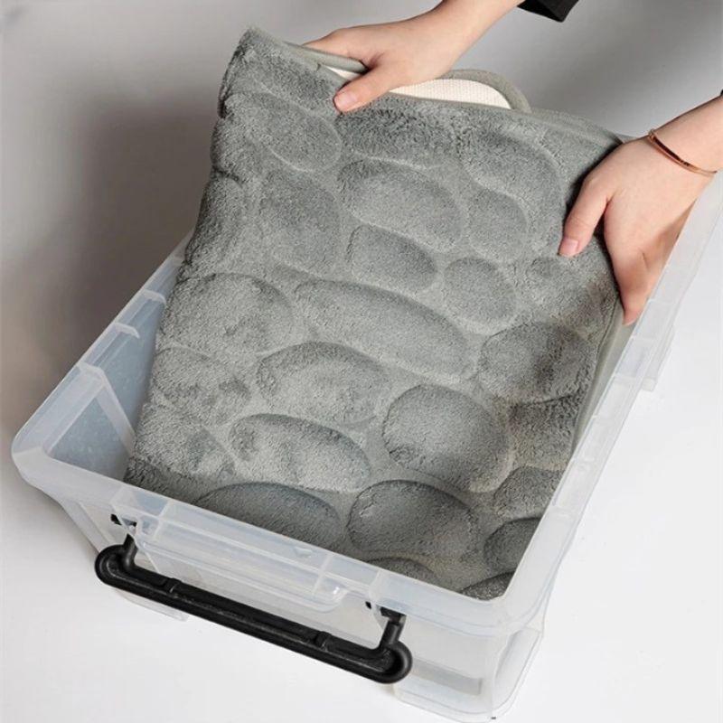 Non-Slip Absorbent and Soft Bathroom Mat 60x40cm