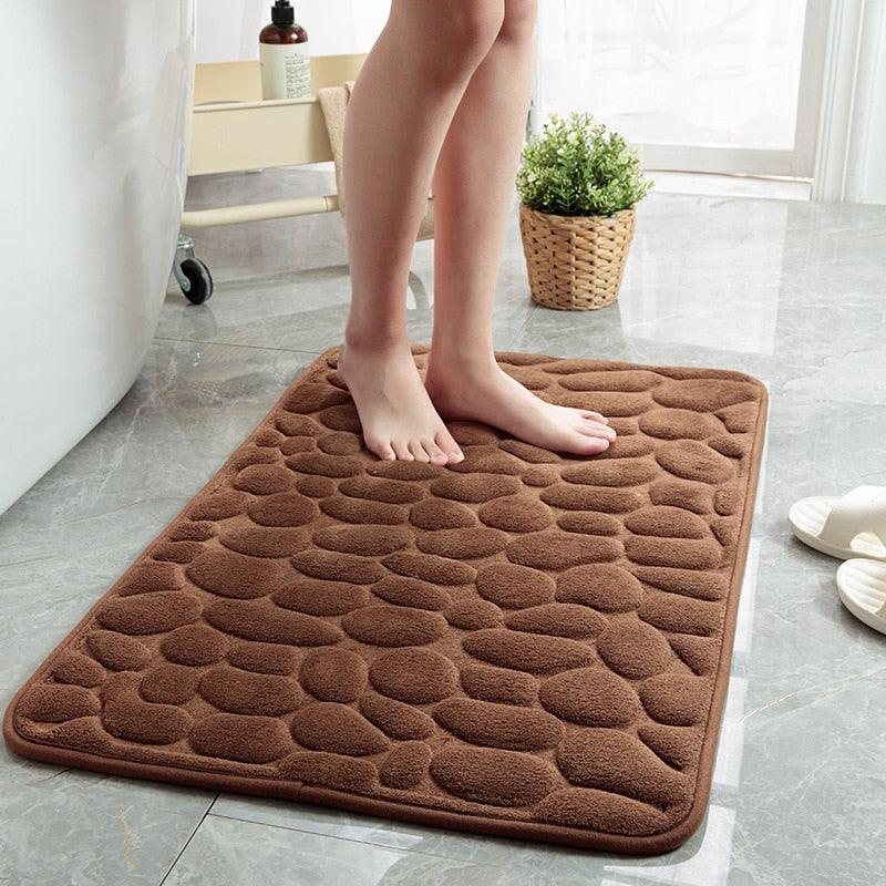 Non-Slip Absorbent and Soft Bathroom Mat 60x40cm